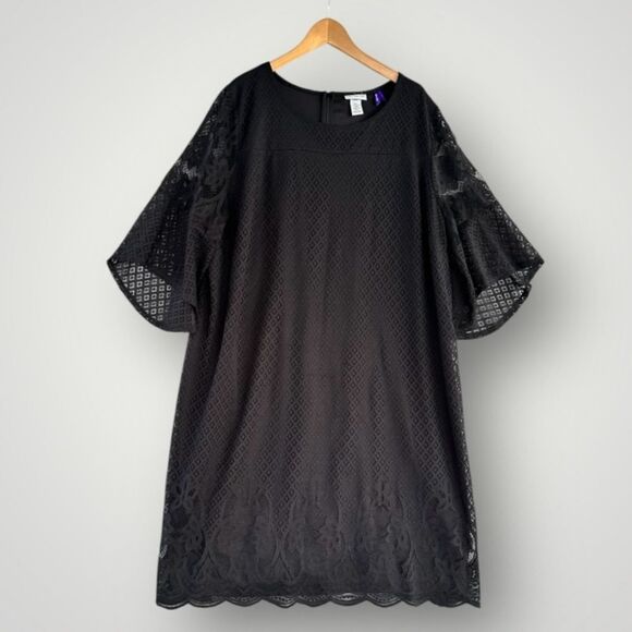 Catherines Dresses & Skirts - 🎉5 for $45🎉 Catherines lace black dress size 3XWP